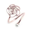New Anello con rosa e perla Anelli