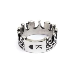 Hot Anello corona king Anelli