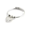 Outlet Anello cuore cristalli pendente Anelli