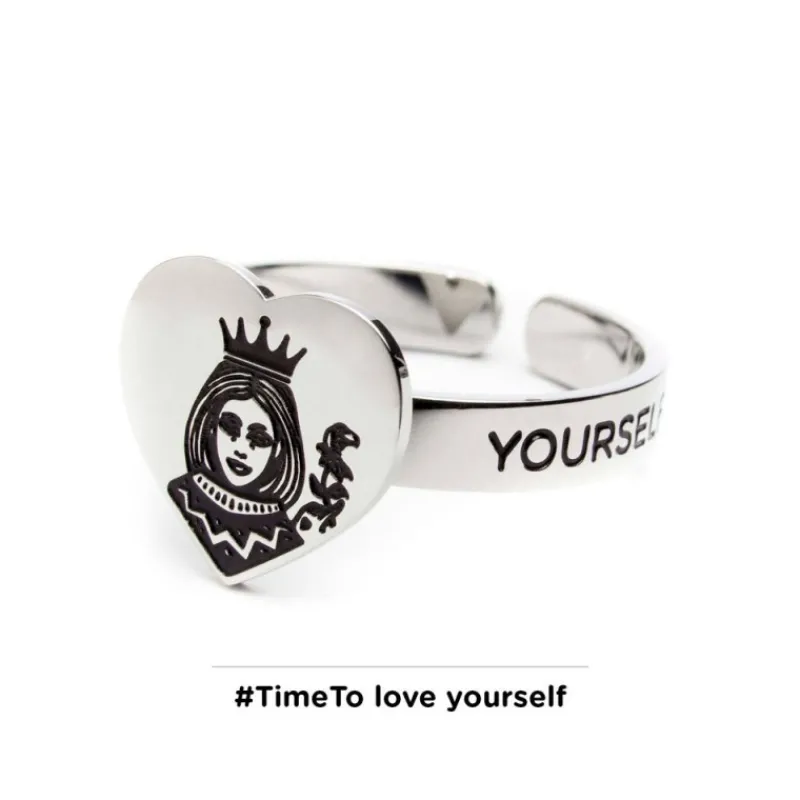 Hot Anello cuore queen Anelli