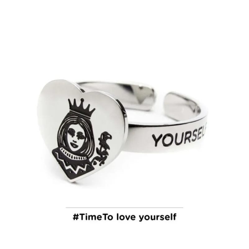 Hot Anello cuore queen Anelli
