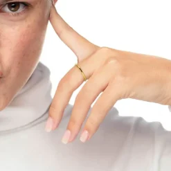 New Anello da falange sezione rettangolare Anelli