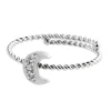 Discount Anello luna con cristalli Anelli