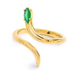Fashion Anello serpente con zircone Anelli