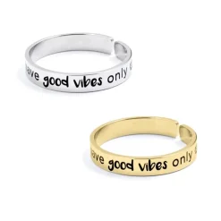 Discount Anello timeto have a good vibes Anelli