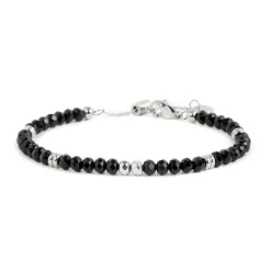 Hot Bracciale agata sfaccettata 4mm Bracciali