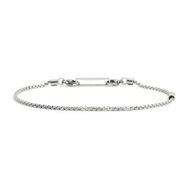Outlet Bracciale catena box rounded 2mm Bracciali