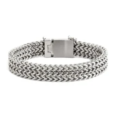 Online Bracciale catena fish bone 12,3mm Bracciali