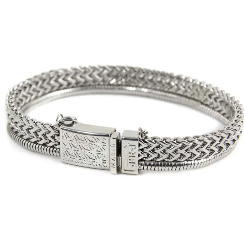 Sale Bracciale catena fish bone 6,3mm e snake Bracciali