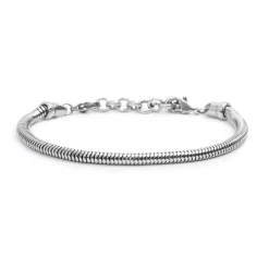 Hot Bracciale catena snake tonda Bracciali