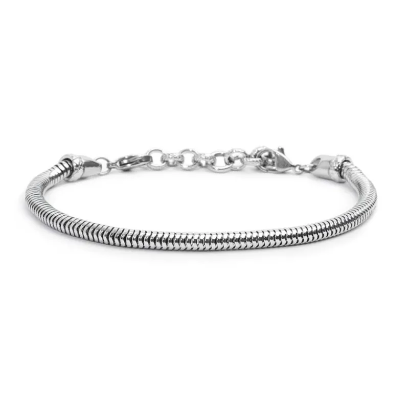 Hot Bracciale catena snake tonda Bracciali