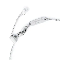 Hot Bracciale cerchio con zirconi bianchi Bracciali