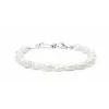 Outlet Bracciale con perle di fiume masticate Bracciali
