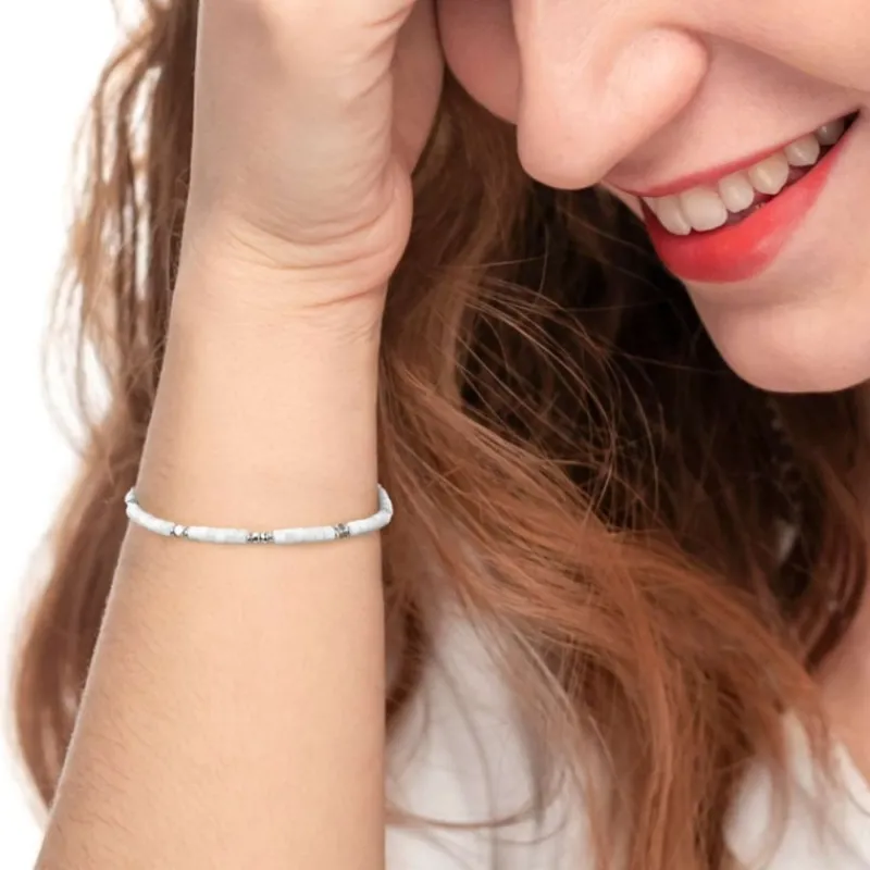 Hot Bracciale con pietre a rondelle Bracciali