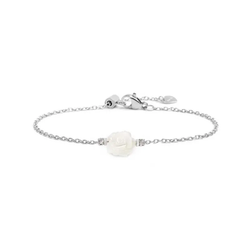 Online Bracciale con rosa in madreperla Bracciali