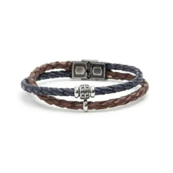 Hot Bracciale cuoio incrociato Bracciali