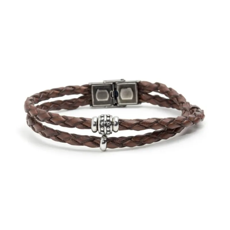 Hot Bracciale cuoio incrociato Bracciali