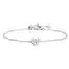 Outlet Bracciale cuore con cristalli Bracciali