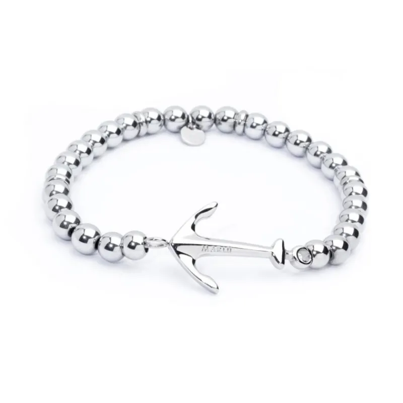 Discount Bracciale elastico con ancora Bracciali