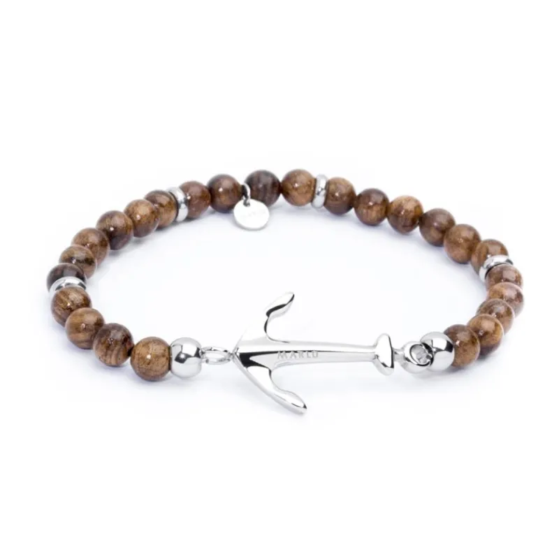 Discount Bracciale elastico con ancora Bracciali