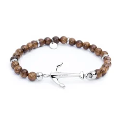Discount Bracciale elastico con ancora Bracciali