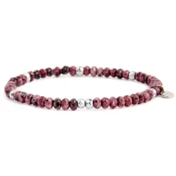 Fashion Bracciale elastico in agata Bracciali