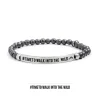 Hot Bracciale elastico timeto walk into the wild Bracciali