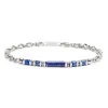 Sale Bracciale elementi in pietra ed elementi in ematite catena marine Bracciali