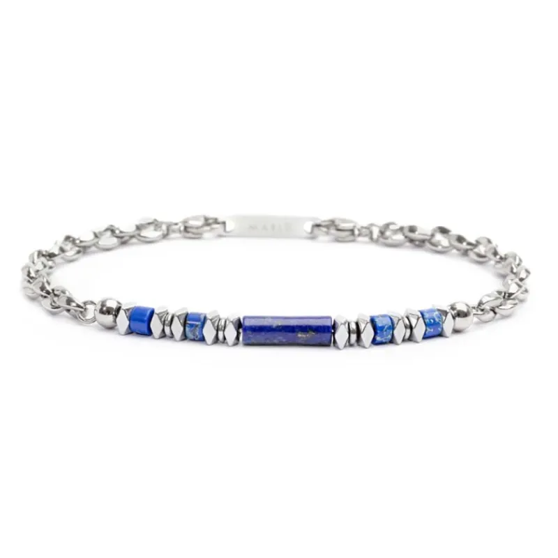 Sale Bracciale elementi in pietra ed elementi in ematite catena marine Bracciali