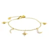 Discount Bracciale lune e rosa dei venti pendenti Bracciali