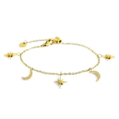 Discount Bracciale lune e rosa dei venti pendenti Bracciali