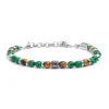 Online Bracciale malachite e occhio di tigre 6mm Bracciali