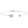 Sale Bracciale rigido cane con cristalli Bracciali