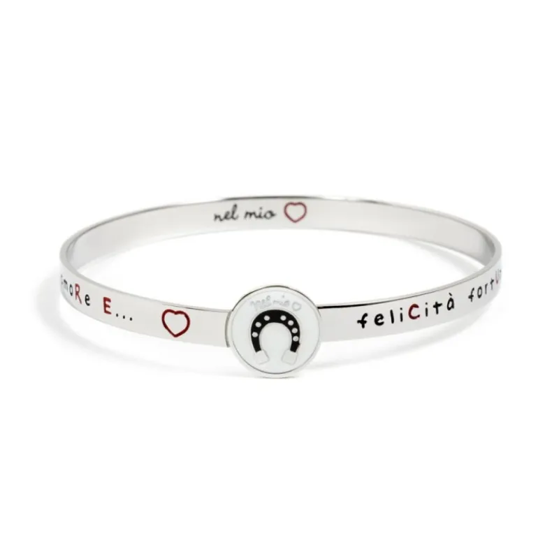 Online Bracciale rigido ferro di cavallo Bracciali