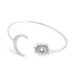 Best Bracciale rigido sole e luna Bracciali