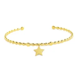 Fashion Bracciale rigido stella pendente Bracciali