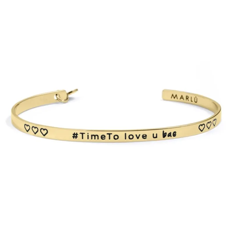 Online Bracciale rigido timeto love u bae Bracciali