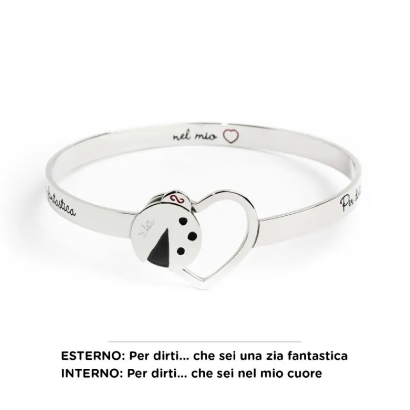 Online Bracciale rigido zia coccinella Bracciali