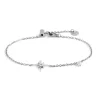 Discount Bracciale rosa dei venti e zircone Bracciali