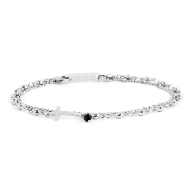 Discount Bracciale rosario croce Bracciali