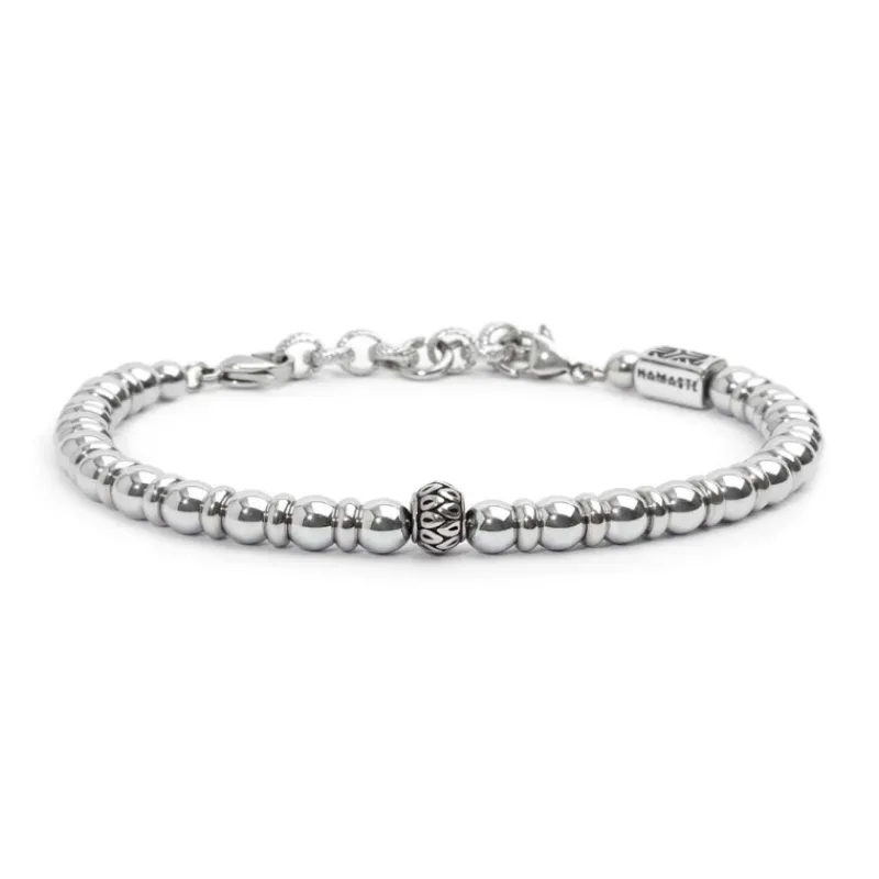 Sale Bracciale sfere ematite 6mm Bracciali