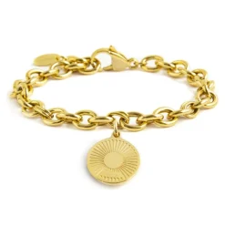 Online Bracciale sole pendente con perla Bracciali