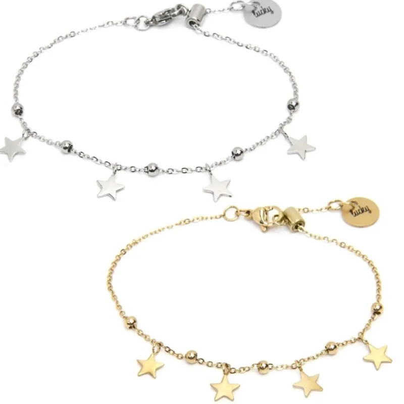 New Bracciale stelle pendenti Bracciali