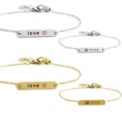 New Bracciale tag love Bracciali