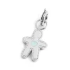 Best Charm bimbo cuore smalto azzurro Charms