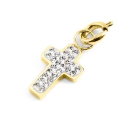 Best Charm croce con cristalli Charms