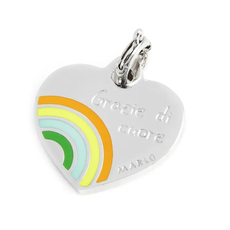 Best Charm cuore arcobaleno Charms