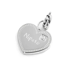 Discount Charm cuore nipote con zircone Charms