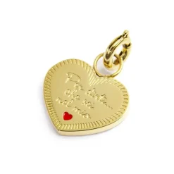 Sale Charm cuore zia con zircone Charms