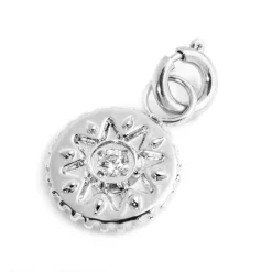 Sale Charm medaglietta sole e cristalli Charms